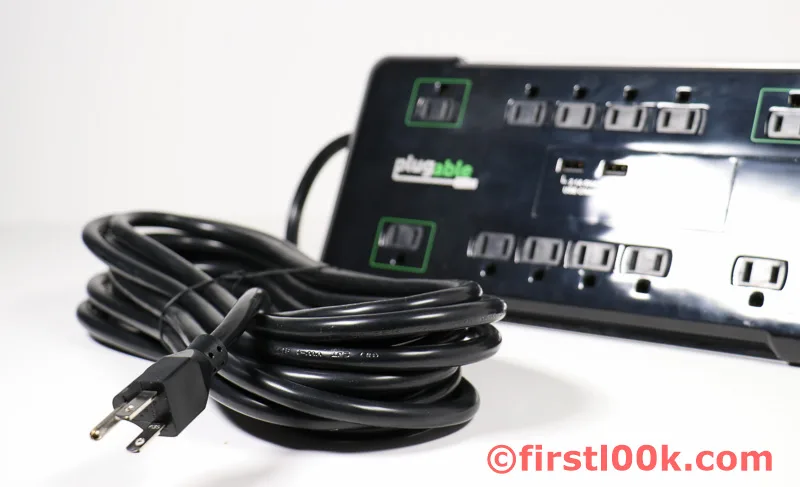 Plugable Surge Protector 14 AWG 25'