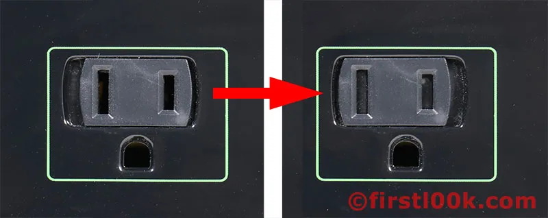 Plugable Surge Protector Outlet Cover