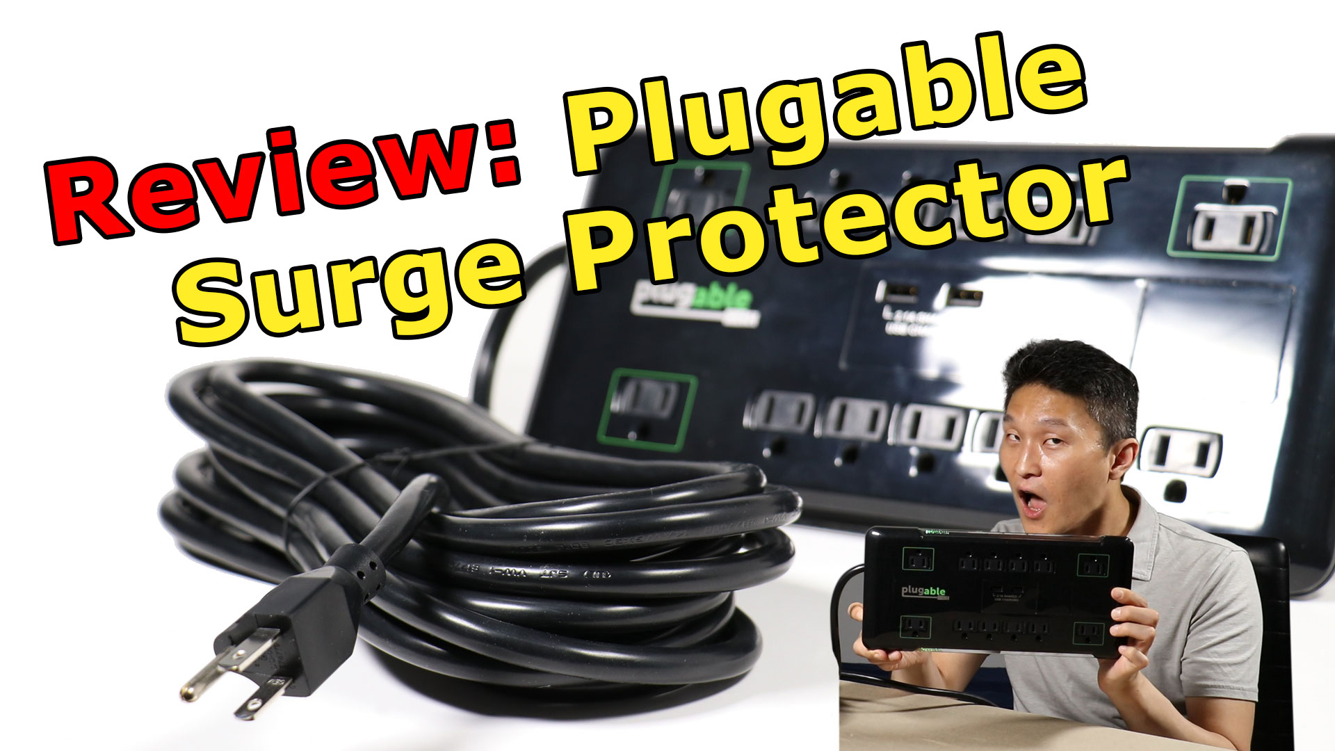 Plugable 12 Outlet Surge Protector