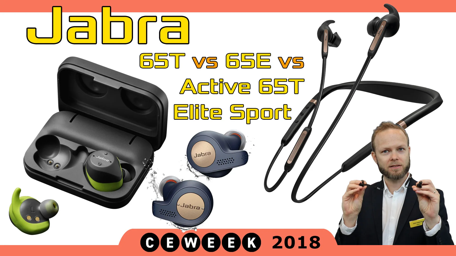 Jabra Elite 65T, 65E, Active, Sport