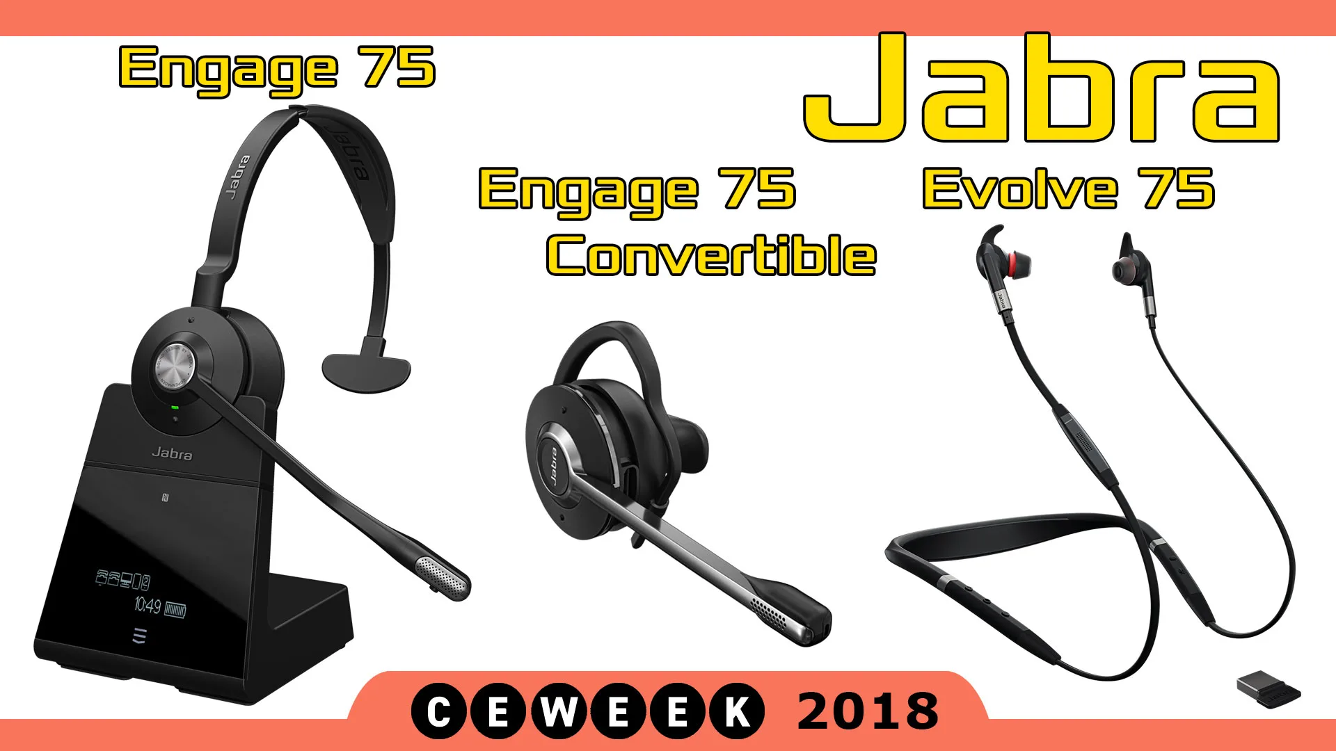 Jabra Evolve 75, Engage 75 (Convertible)