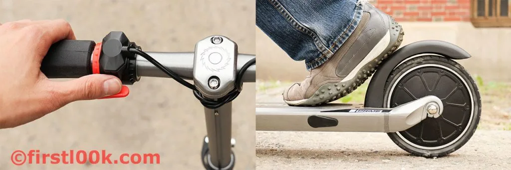 handbrake pedal brake