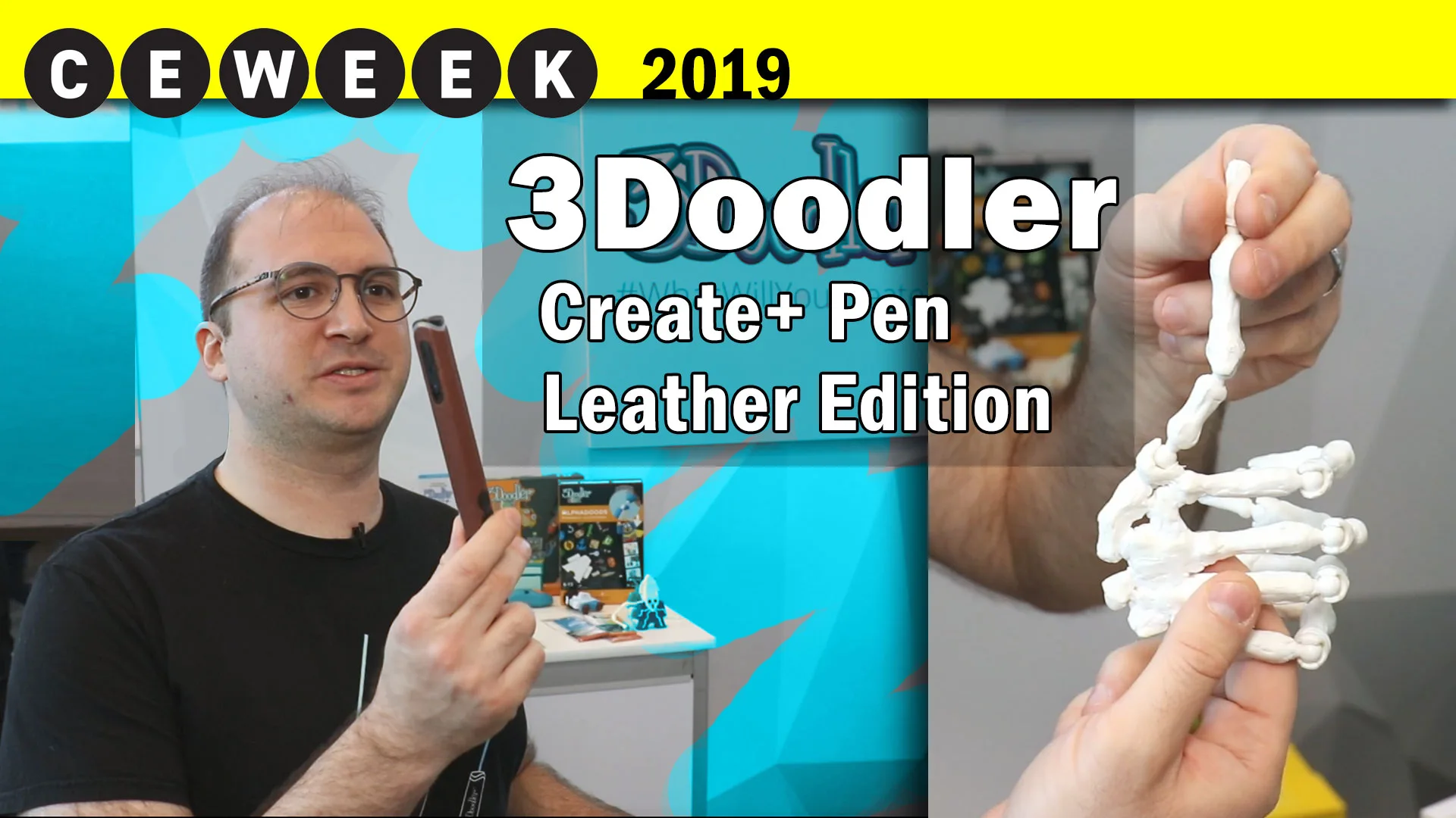 3doodler Create+ leather @CE Week 2019