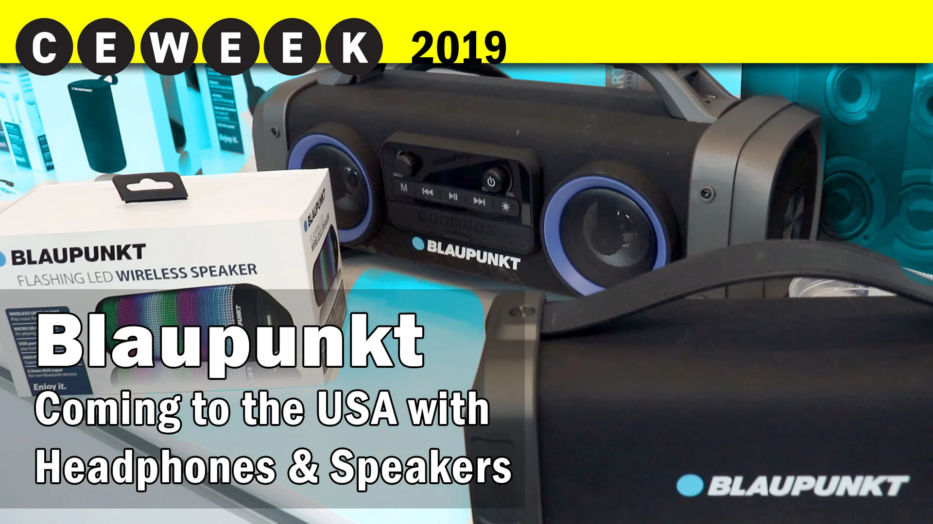 Blaupunkt Smartphone Accessories @CE Week 2019
