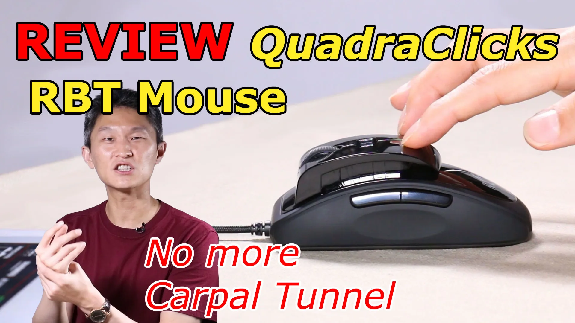 RBT Mouse stops Carpal Tunnel Syndrome!