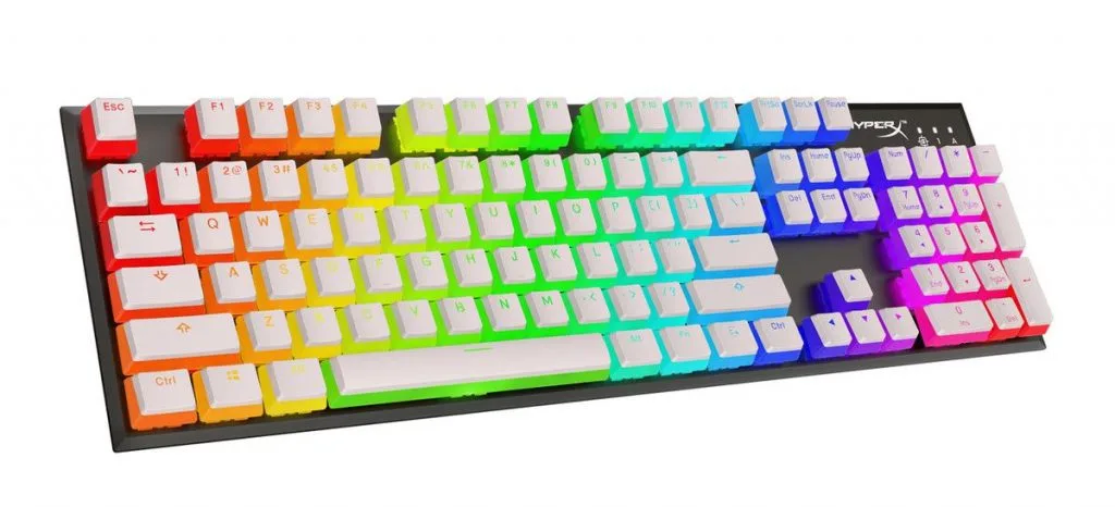 HyperX Doubleshot PBT White Keycaps