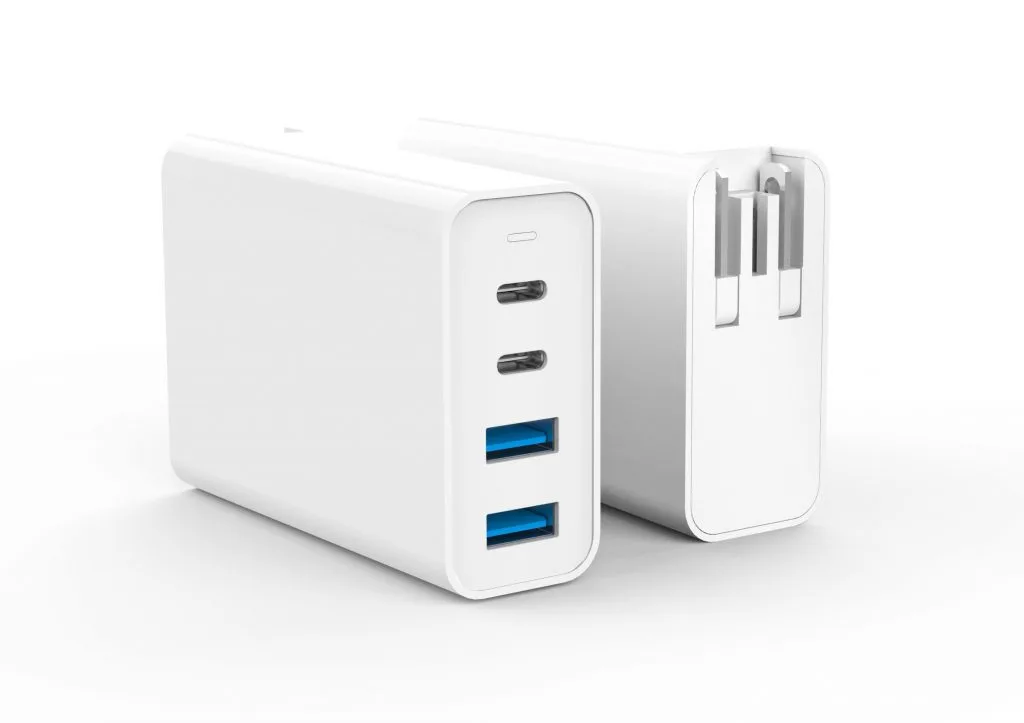 Hyper 100W GaN Charger front/back