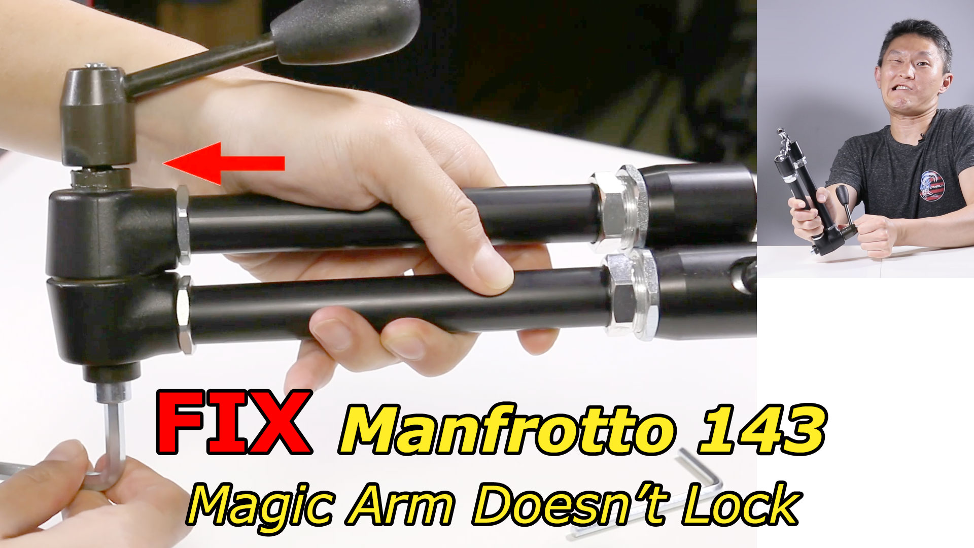 Manfrotto 143 Magic Arm Lock Repair