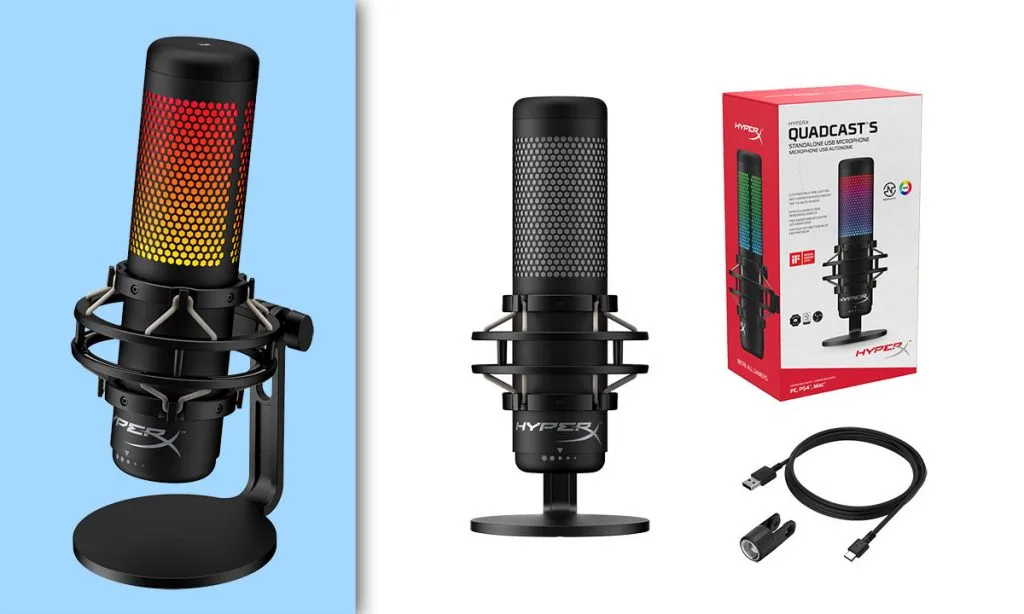 HyperX QuadCast S USB mic