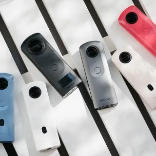 Ricoh Theta 360 cameras