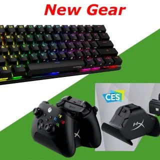 HyperX 60 keyboard and Xbox charger