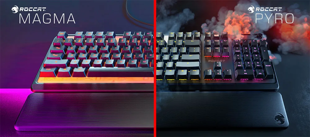 Roccat Magma & Pyro Gaming Keyboards