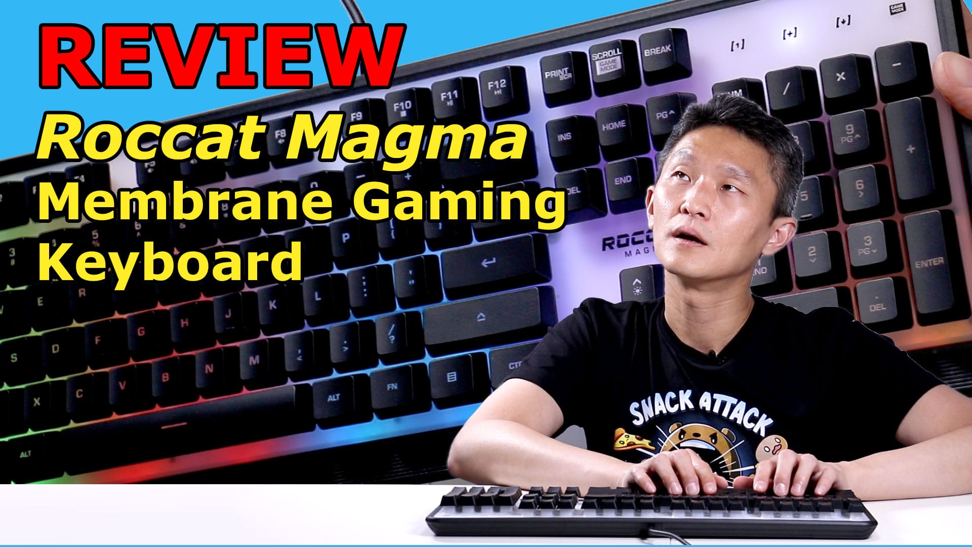 Roccat Magma Membrane Gaming Keyboard Review First L00k